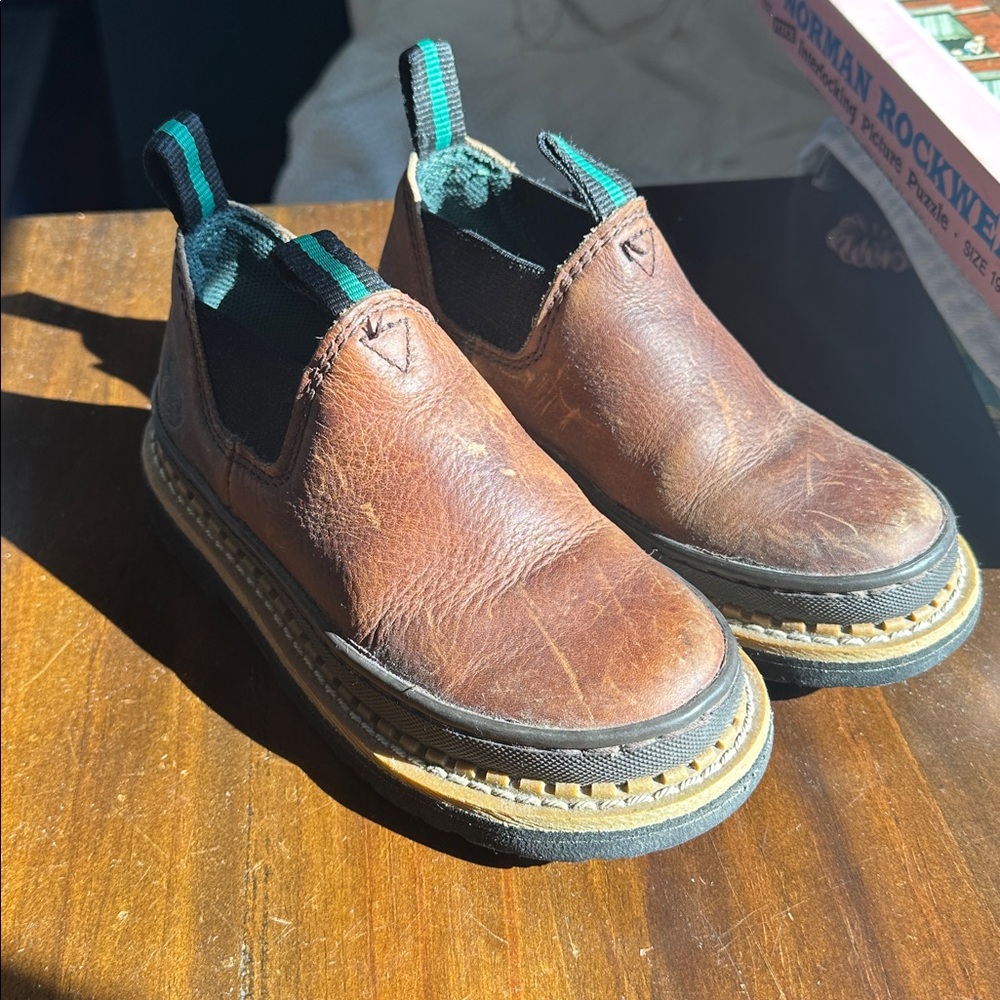 Georgia boot “Romeo” Boot Kids Brown Leather Boots size 13